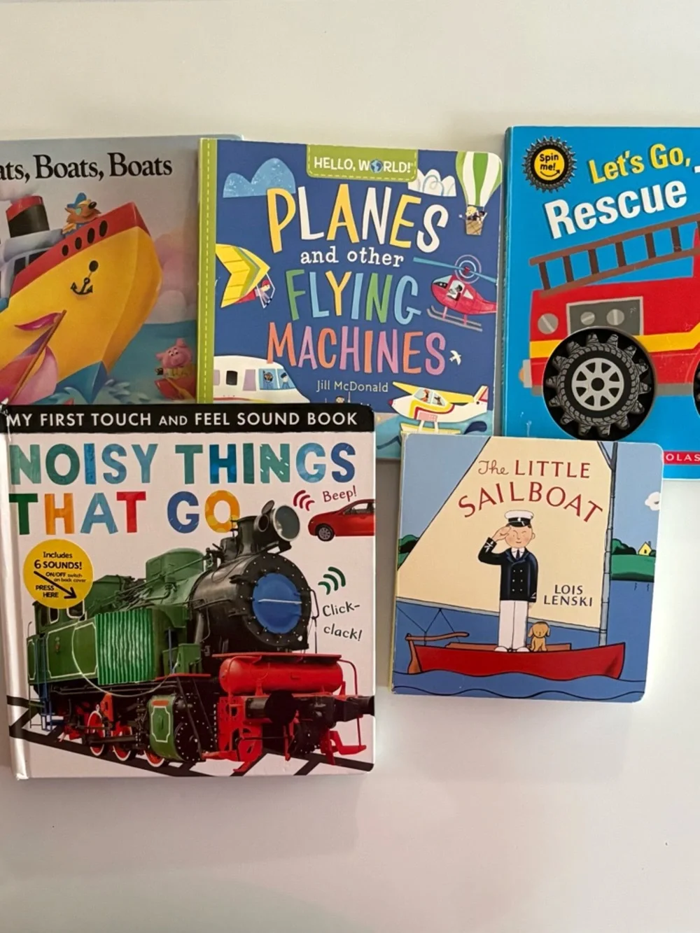 Hardcover transportation books for children